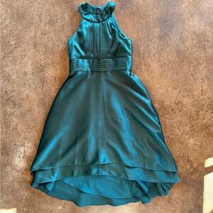 Girls Emerald Green Formal Dress